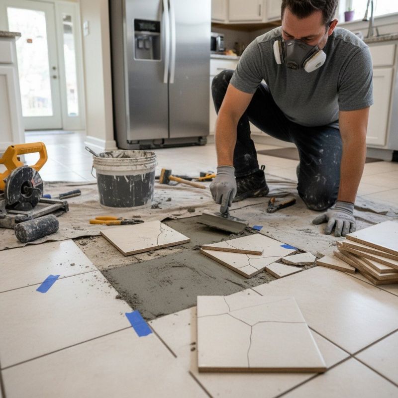 Local Mobile Home Floor Repair pros at work